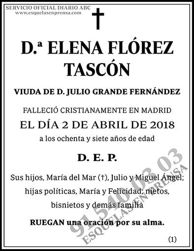 Elena Flórez Tascón